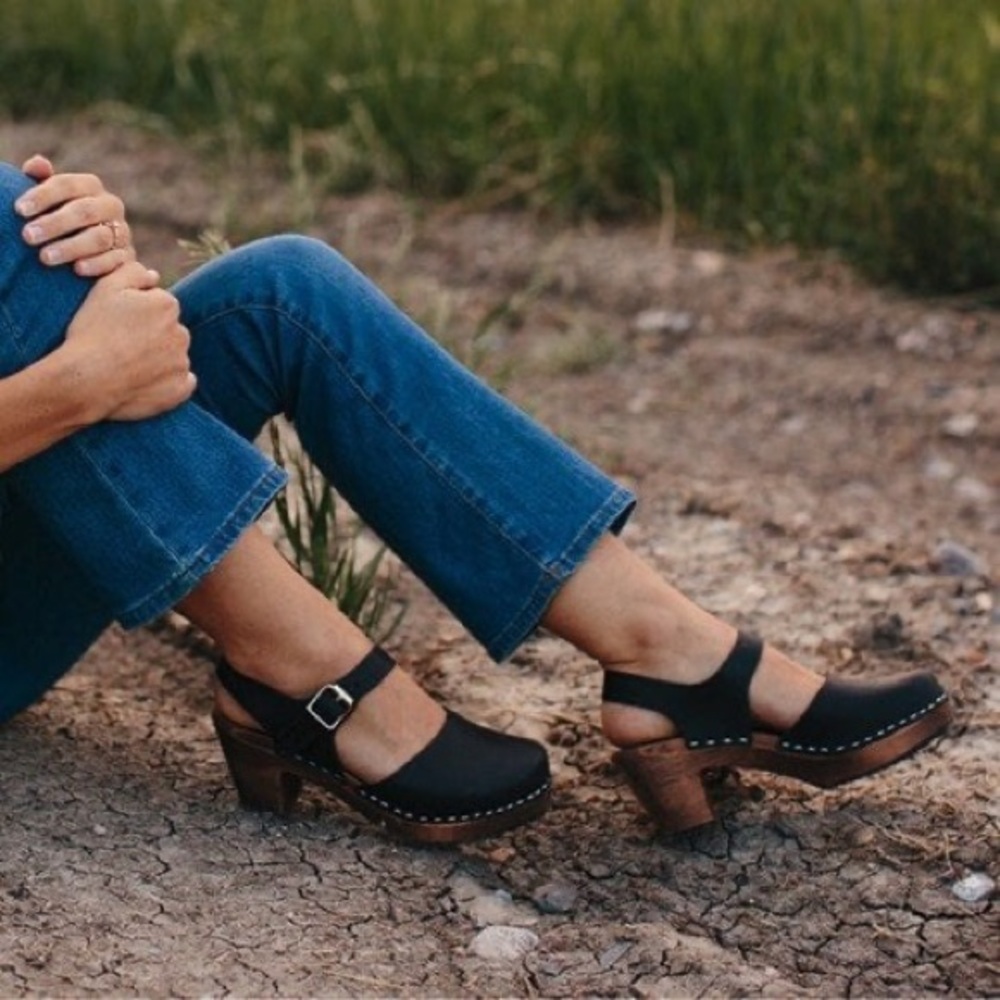 Lotta from stockholm Swedish highwood clog Maryjane